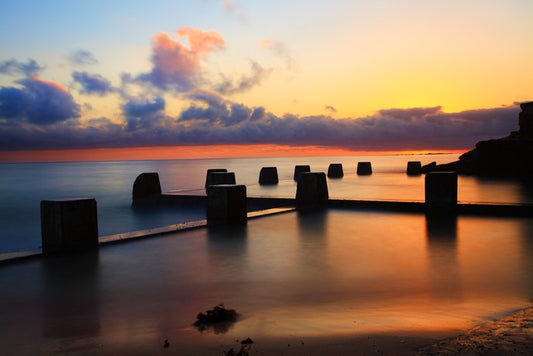 Coogee baths at sunrise