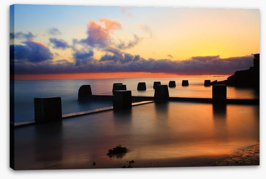 Coogee baths at sunrise