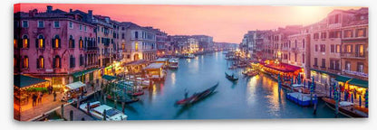 Venice sunset panoramic