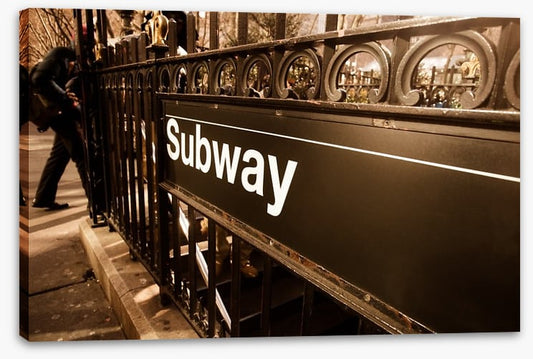Vintage subway, New York City