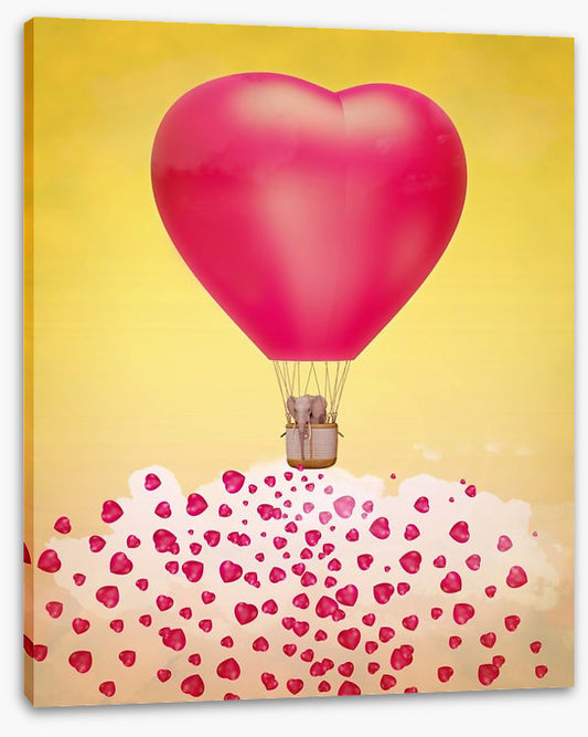 Heart balloon stardust