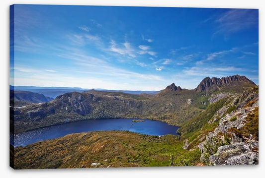 Cradle Mountain and Dove Lake aerial