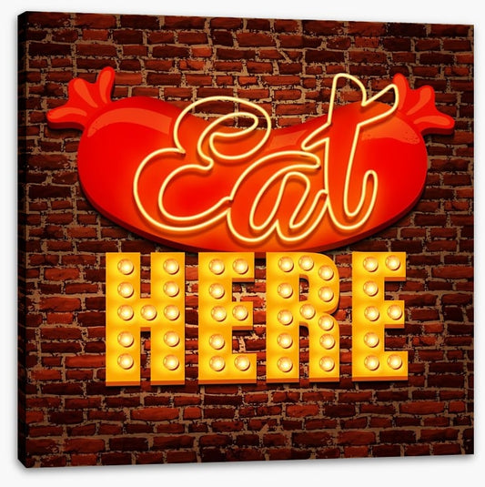 Vintage cafe sign