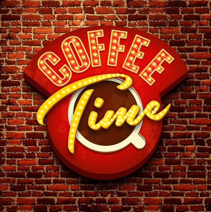 Coffee time sign