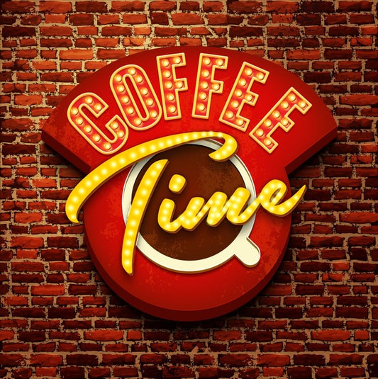 Coffee time sign