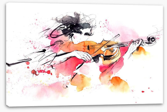 The solo violinist