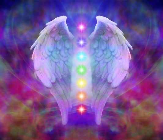 Reiki wings and chakras