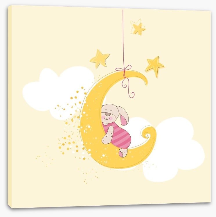Asleep in the moon