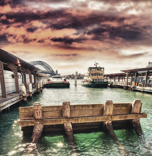 Circular Quay at dusk