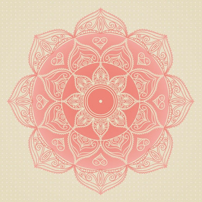 Soft pink mandala