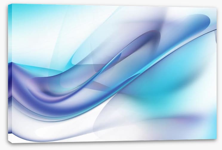 Cool blue swirl