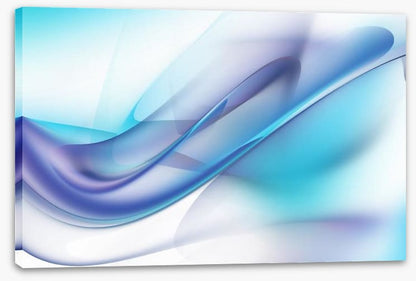 Cool blue swirl