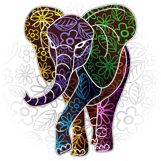 Elephant batik