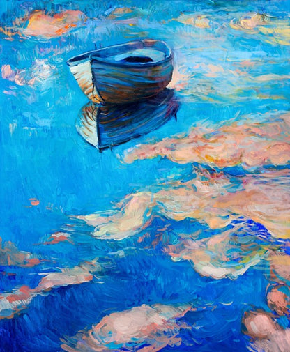 The blue boat