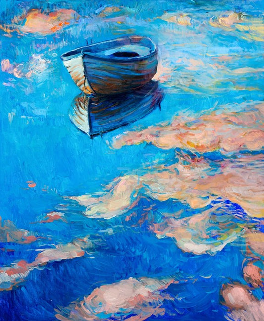 The blue boat