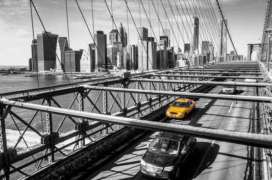 Brooklyn Bridge taxi