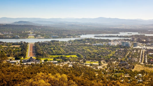 Canberra birds eye