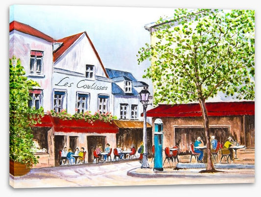 Cafes in the village square