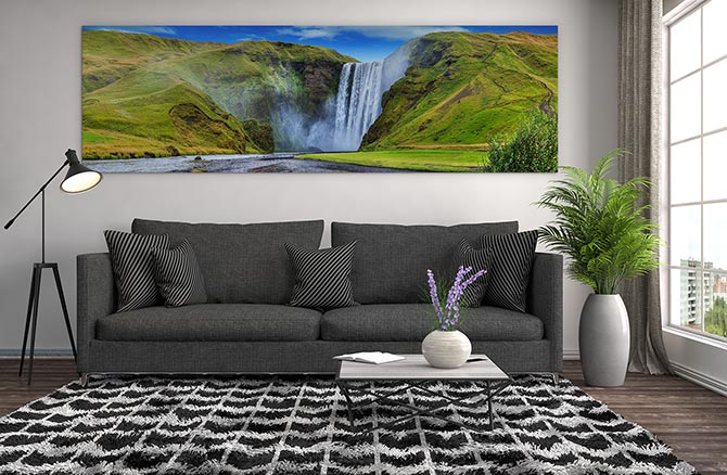 Beautiful torrent of Skogafoss