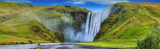 Beautiful torrent of Skogafoss
