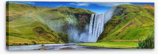 Beautiful torrent of Skogafoss