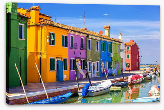 Burano facades, Venice