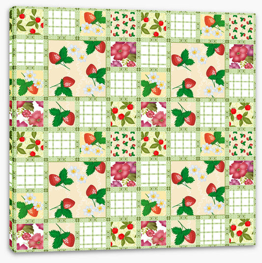 Strawberry fields patchwork