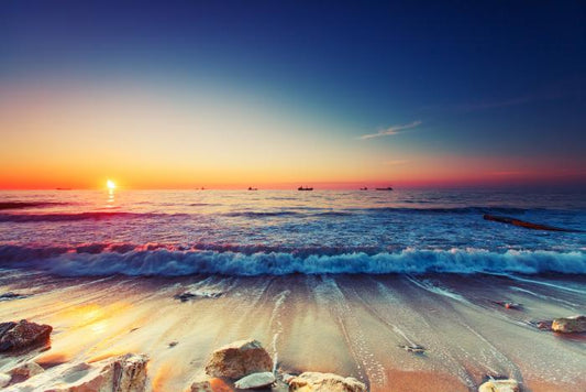 Sunrise over the sea