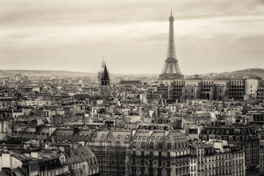 The rooftops of Paris
