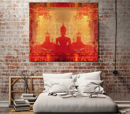 Silhouette of Buddha
