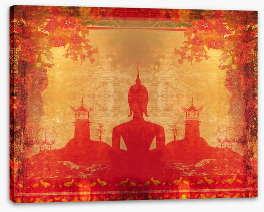 Silhouette of Buddha