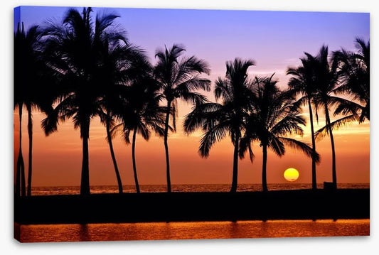 Anaehoomalu Bay sunset, Hawaii
