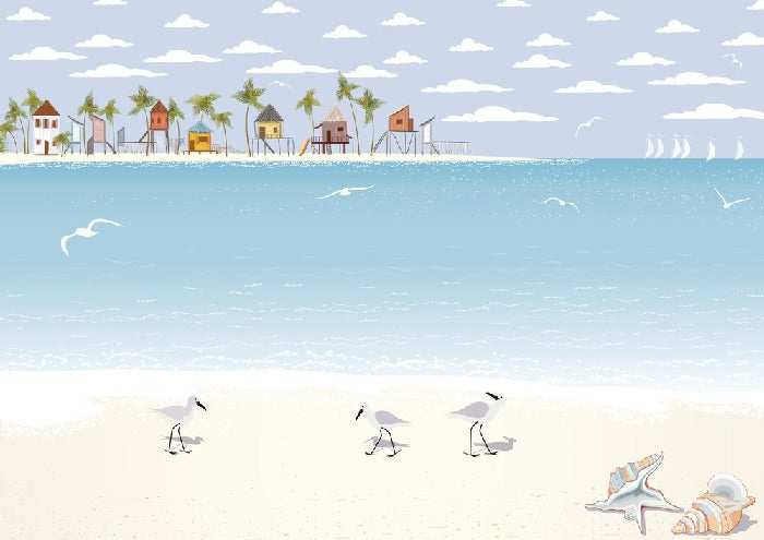 Gulls on the beach