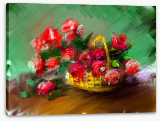 Basket of roses