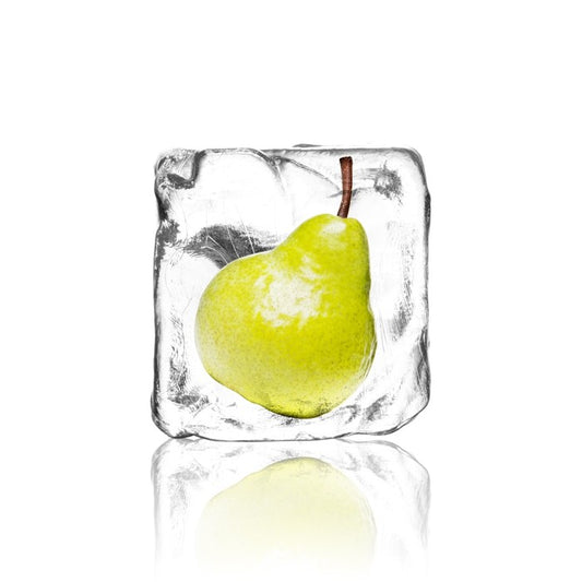 Pear in ice