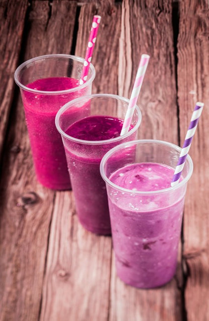 Pink berry smoothie