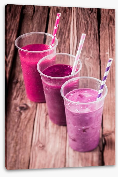 Pink berry smoothie