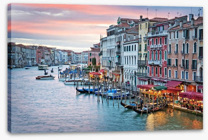 Sunset from the Rialto Bridge