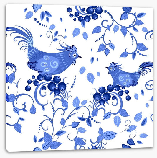 Blue bird berries