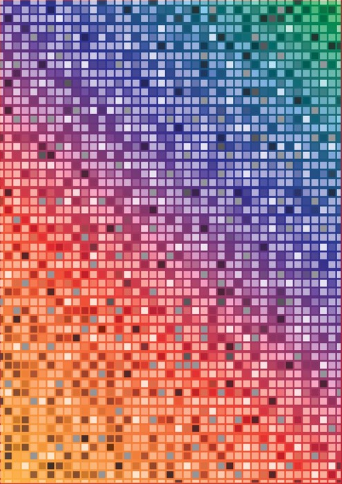 Rainbow mosaic