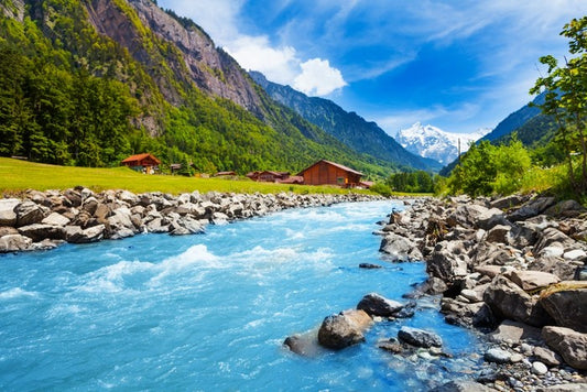 Swiss mountain stream
