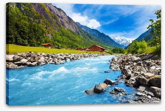 Swiss mountain stream