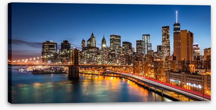 Financial District dusk