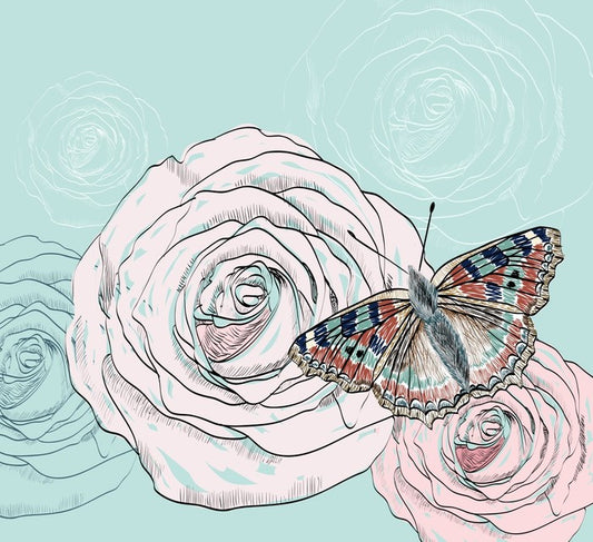The butterfly and the rose