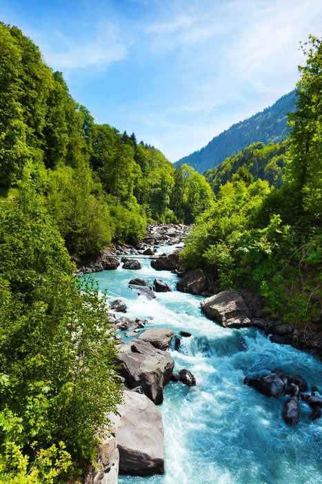 White water rapids