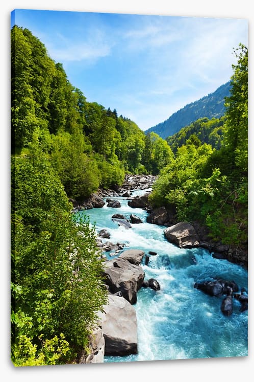 White water rapids