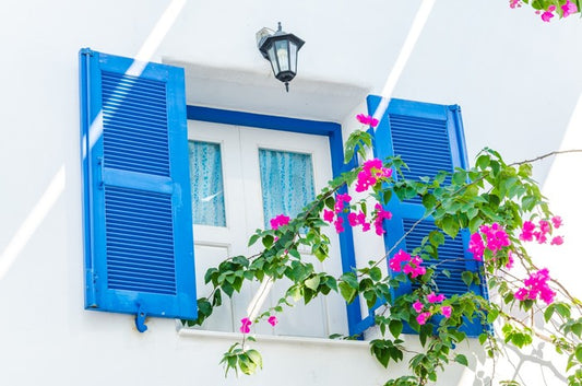 Santorini shutters
