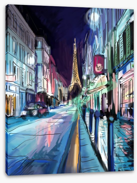 Rainy night in Paris