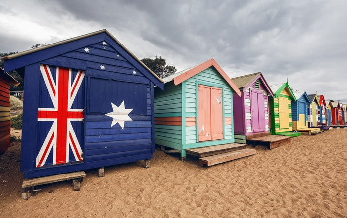 Brighton bathing boxes
