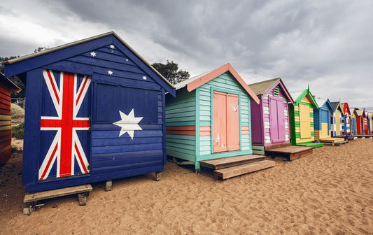 Brighton bathing boxes
